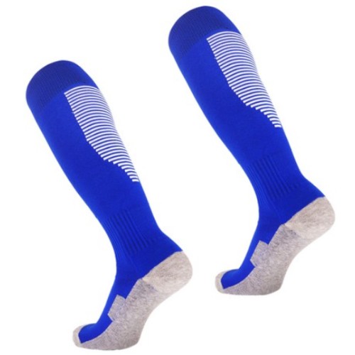 SNF 컬러플 두꺼운 축구양말 (2개) (블루화이트)_이미지