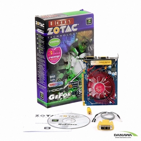 ZOTAC 지포스 8400GS HDMI 256MB 블러디_이미지