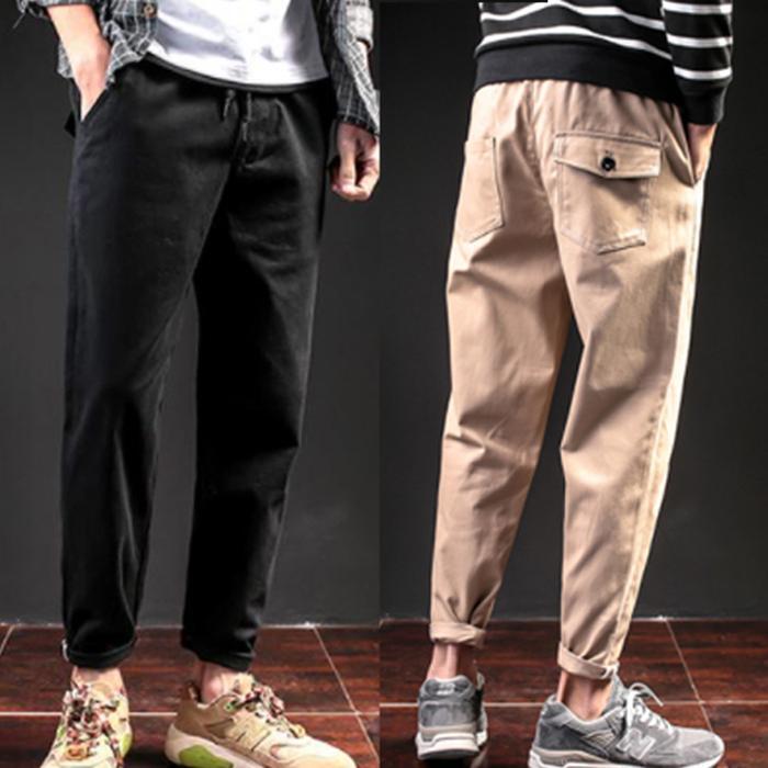 더블디 캐주얼긴바지 배기바지 슬랙스 밴딩 IS-PA05 10189028A