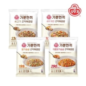 오뚜기 가뿐한끼 닭가슴살 곤약볶음밥 400g (4개)_이미지