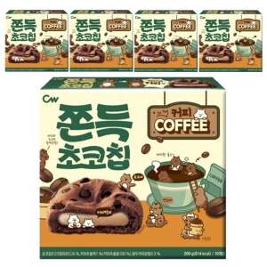 청우식품 쫀득 초코칩 커피 200g (5개)_이미지
