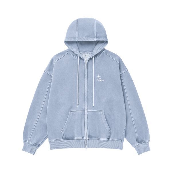 �Ǳ׸�Ʈ THE DREAMER Voyager Zip-up Hoodie Sky Blue 323628