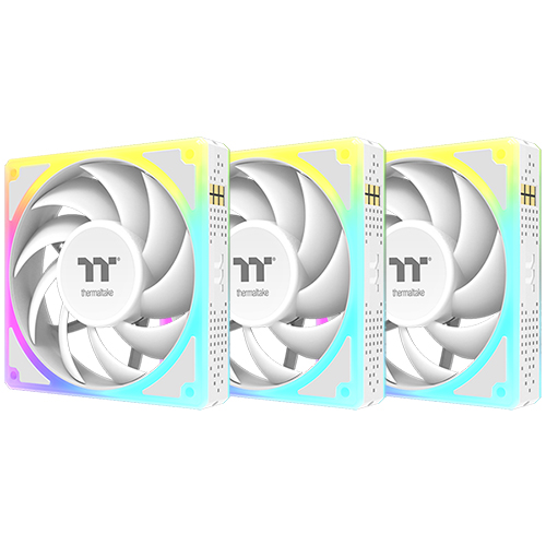 써멀테이크 TOUGHFAN EX 120 ARGB Sync (3팩, 화이트)_이미지