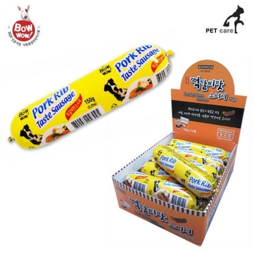 바우와우 떡갈비맛 소시지 150g (12개)_이미지