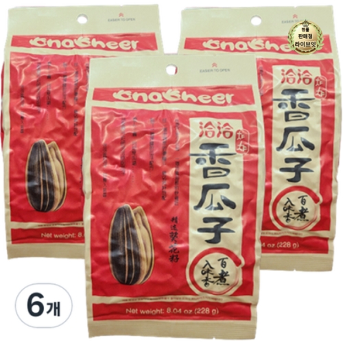 챠챠푸드 챠챠 해바라기씨 양념맛 228g (30개)_이미지