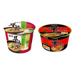 무파마큰사발6개 + 신라면블랙큰사발6개