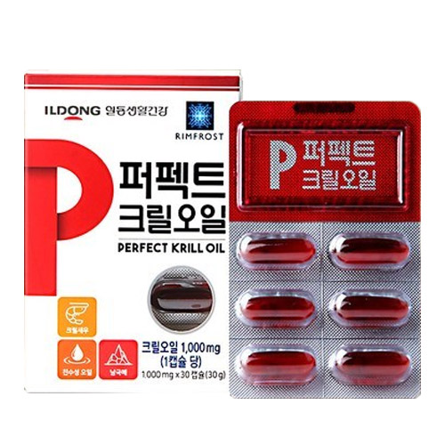 일동생활건강 퍼펙트 크릴오일 30캡슐 (6개)