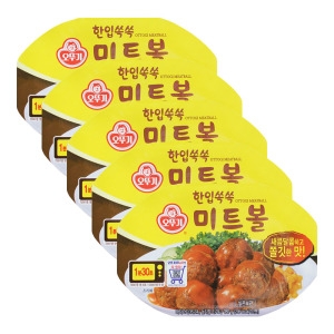 오뚜기 한입쏙쏙 미트볼 180g (5개)_이미지