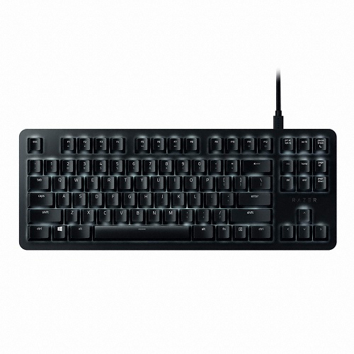 Razer BlackWidow Lite Stealth US (블랙, 오렌지축)_이미지