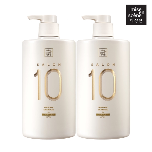미쟝센 살롱 플러스 클리닉 10 건조모발용 샴푸 990ml (2개)_이미지