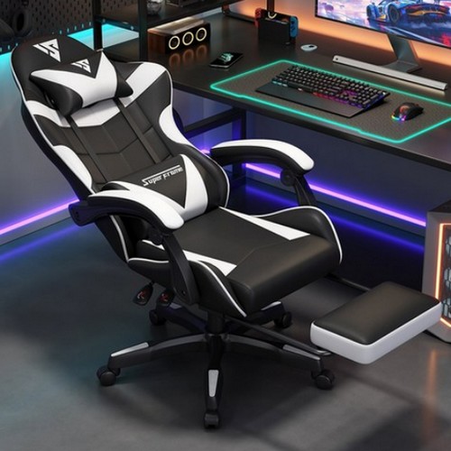 슈퍼프레임게이머 인체공학적이고 편안한 가정용 리클라이닝 게이밍 의자_이미지