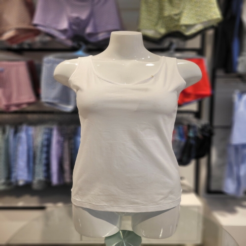 비비안 면소재 데일리 여성 기본런닝_RU7390WH_이미지