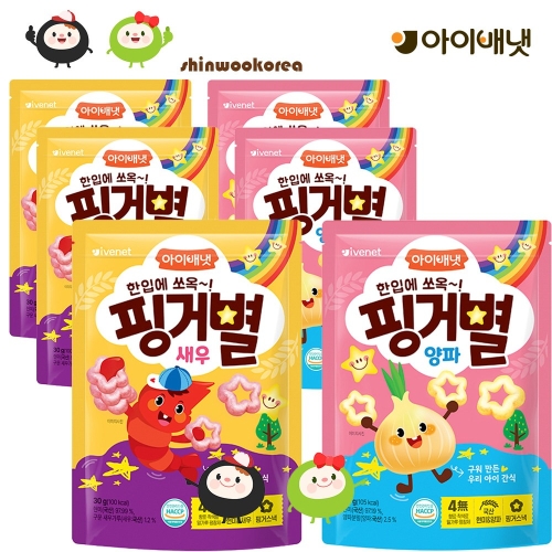 핑거별 양파맛3개 + 새우맛3개