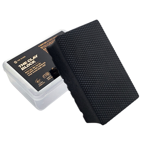 더클래스 철분 낙진 타르 제거 더 클레이 블럭 스펀지 75g