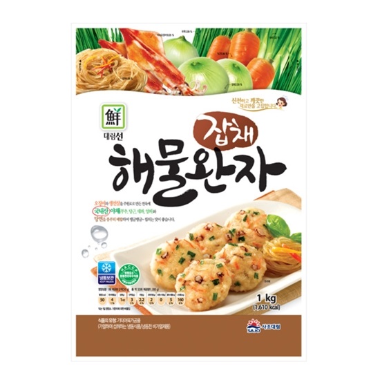 사조대림 대림선 잡채 해물완자 1kg (1개)_이미지