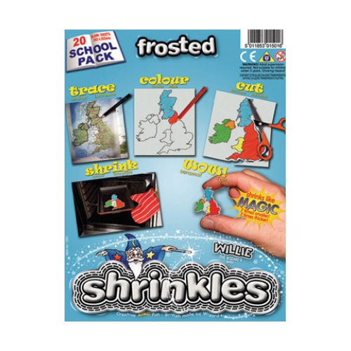 슈링클스 신기한 마술종이 슈링클스 스쿨팩 20장 반투명