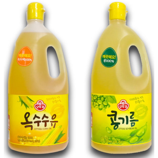 오뚜기 옥수수유 1.8L+콩기름 1.8L (2개)_이미지