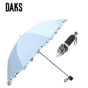 닥스 블루 스트라이프 프릴 양우산_DBUM5E180B1_이미지