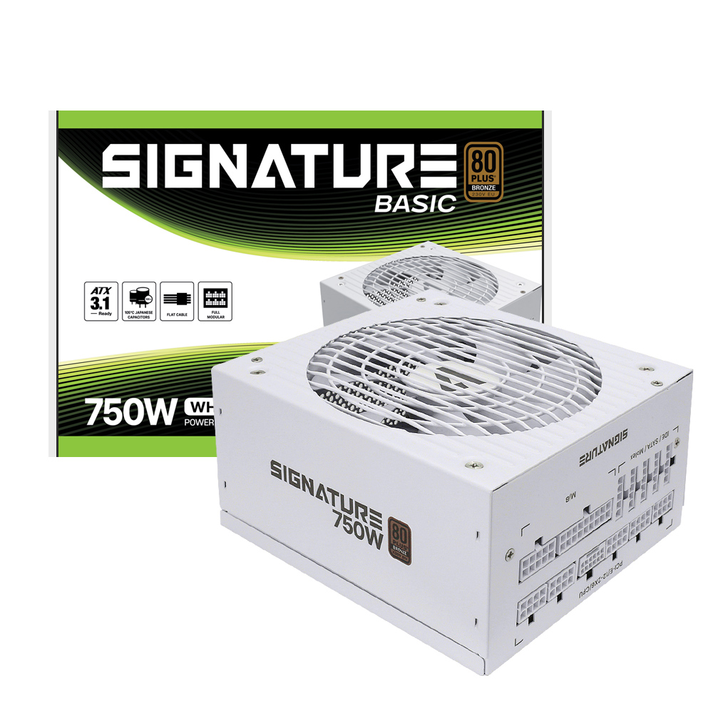 AONE 시그니처 750W 80PLUS브론즈 풀모듈러 베이직 ATX3.1 화이트이미지입니다. 누르면 해당 게시물로 새창이동합니다.