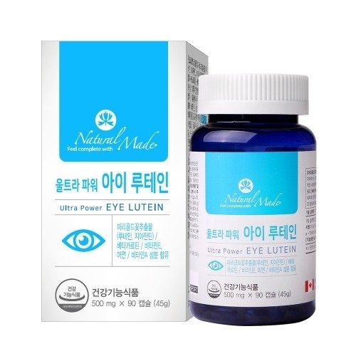  내츄럴라이프뉴트리션 울트라 파워 아이 루테인 500mg 90캡슐 [2개]
