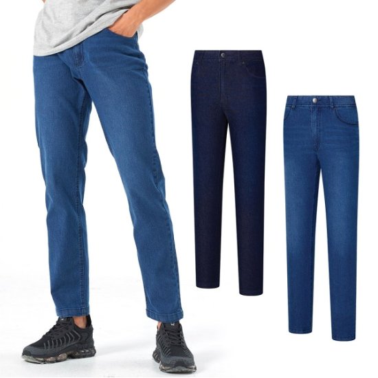 콜핑 기본 데님 슬림핏 등산 청바지 2102PK988M