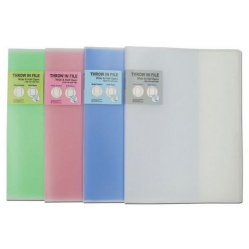 RSC주식회사 리멤버 스로인 화일 4포켓 (청색)_이미지