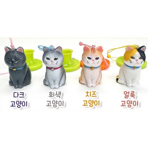 턴트골프 심통난 고양이 티걸이 파크골프티 (4개)_이미지