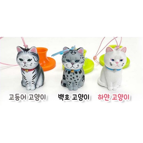 턴트골프 심통난 고양이 티걸이 파크골프티 (4개)_이미지