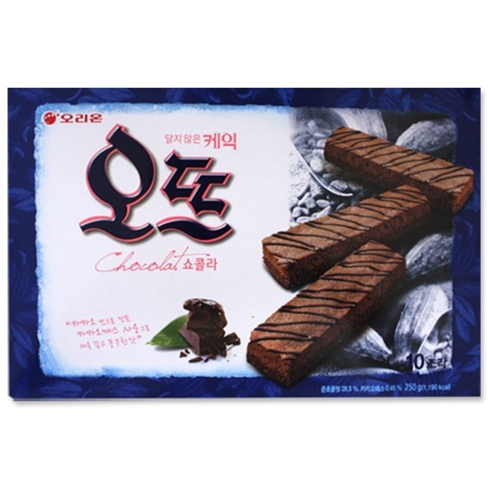 오리온 오뜨 쇼콜라 10개입 250g (1개)