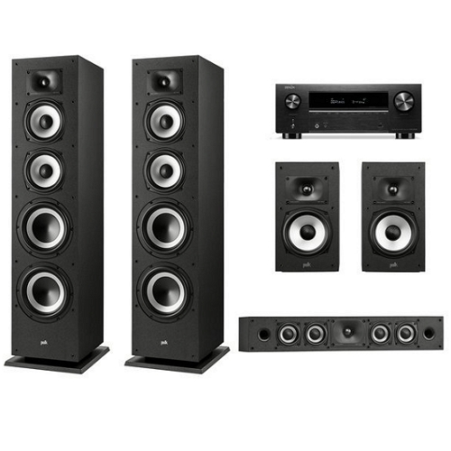 데논 AVR-X2800H + 폴크오디오 XT70 + XT20 5채널 (XT35)