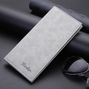[불명] 남성 지갑 롱 슬림 청년 멀티 카드 지갑 일한파 학생 개성 빈티지 머니클립_이미지