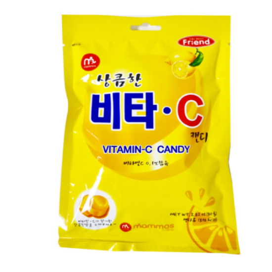 맘모스제과 상큼한 비타C캔디 80g (1개)_이미지