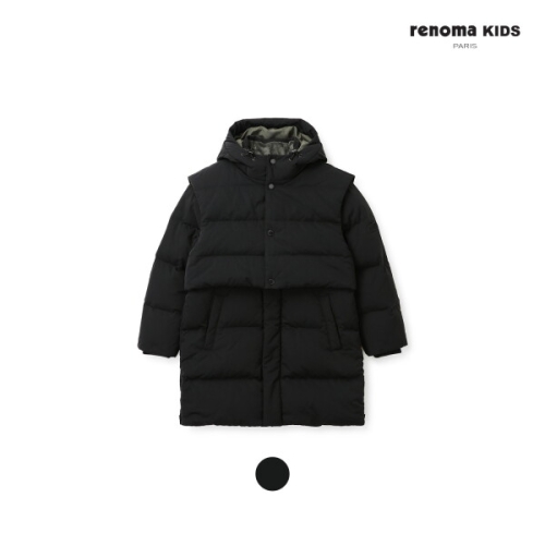 레노마키즈 남아 레어이어드 롱구스점퍼 주니어 초등남아 롱패딩 R2342F03