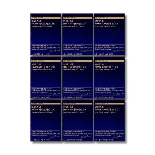 에스더포뮬러 여에스더 여에스더 NMN 파이토에스 2X 30매 (9개)