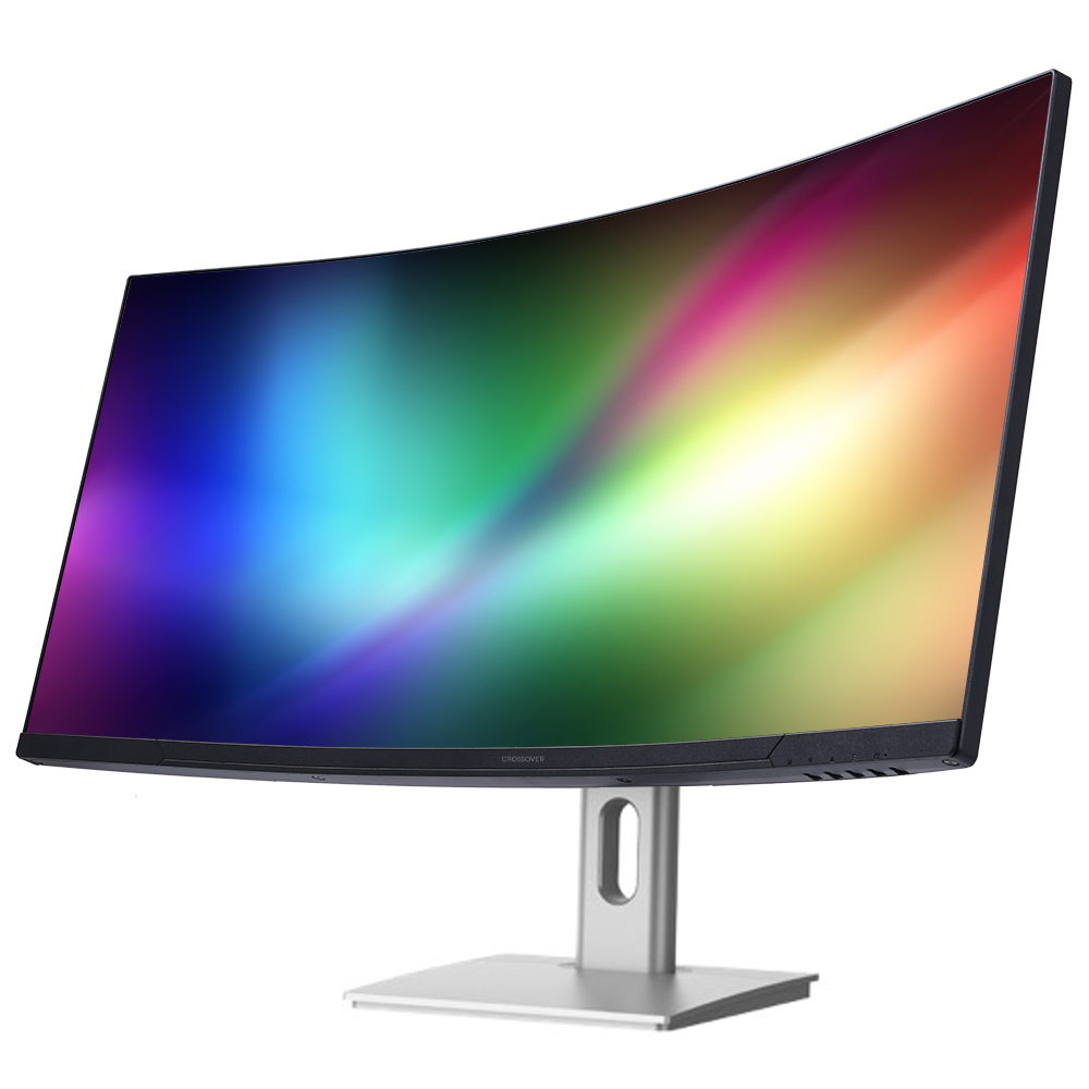 크로스오버 34WP165 커브드 리얼 180 울트라와이드 멀티스탠드 무결점_이미지