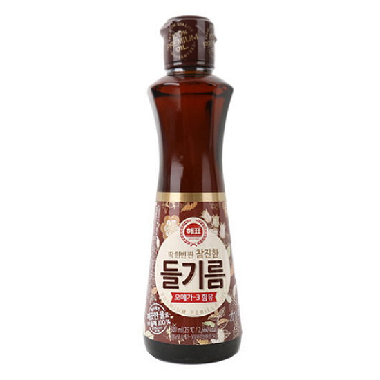 해표 참진한 들기름 320ml이미지입니다. 누르면 해당 게시물로 새창이동합니다.