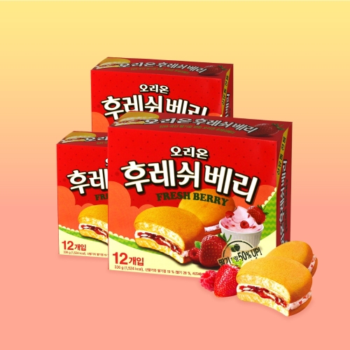 오리온 후레쉬베리 336g (3개)_이미지