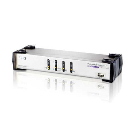 ATEN 4��Ʈ USB ��� �� KVMP ����ġ (CS1744)
