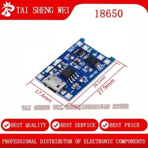 마이크로  5PC 5V 1A 18650 타입-c 미니 USB TP4056 리튬 배터리 충전기 모듈 보호 이중 기능 이온 충전 보