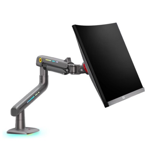 NB F5 팬텀 초고중량 RGB 게이밍 모니터암 매트 차콜