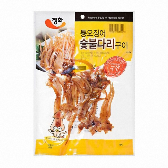 정화식품 통오징어 숯불다리구이 50g (10개)_이미지