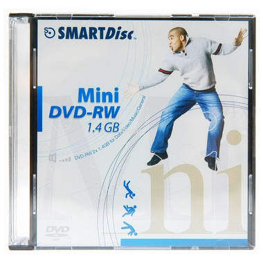 SMARTDisc DVD-RW 1.4GB 2X 쥬얼 10장 Mini_이미지