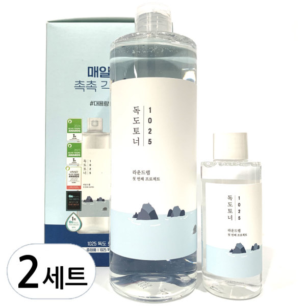 라운드랩 1025 독도 토너 500ml+100ml (2세트)