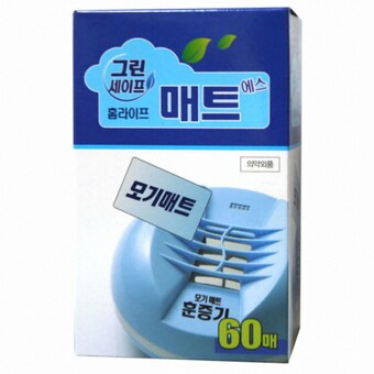 일명제약 그린세이프 홈라이프 매트 에스 교체용 60매