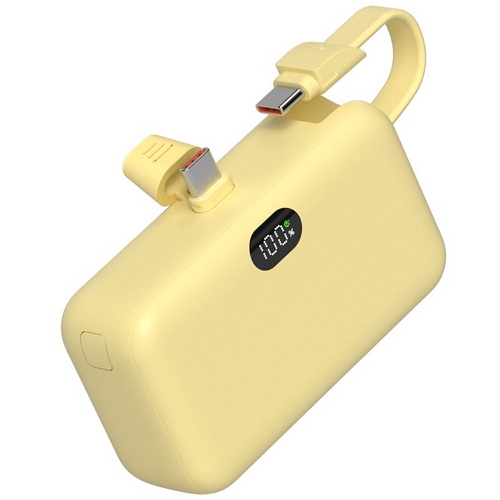 이어맥 팬톤 빌트인 케이블 도킹형 미니 보조배터리 PBP-100 10000mAh (C타입)_이미지