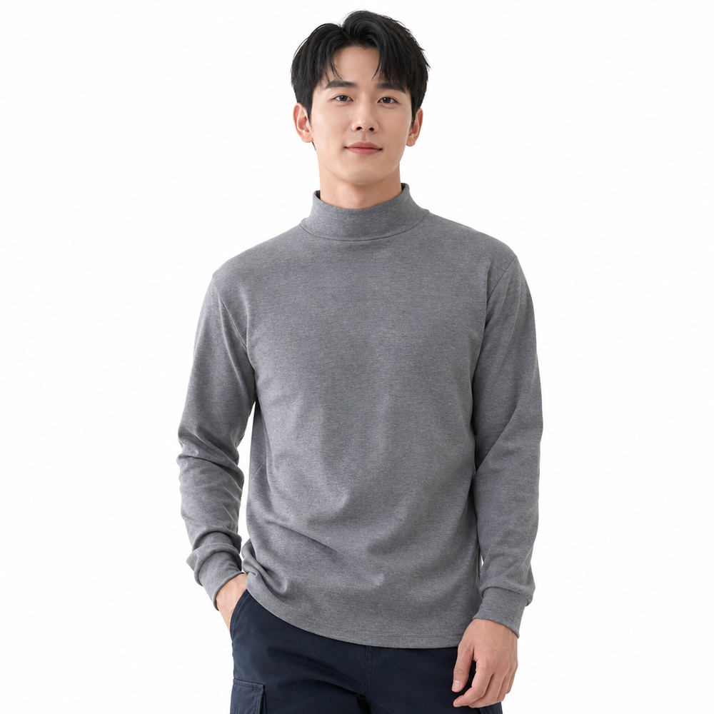모로엠 기본 면 반목 폴라 티셔츠 DM-TSW-QDGI1829M