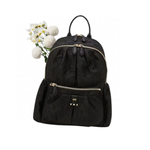 닥스 액세서리 블랙 로고장식 나일론혼방 백팩 DCBA6E503BK_이미지