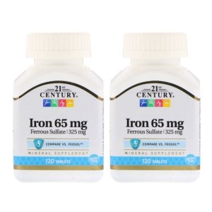 21st 센츄리 철분 65mg 120정