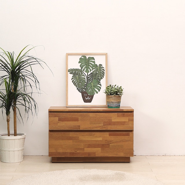 라떼 2단 서랍장 800