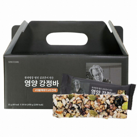 신궁전통한과 김규흔 명인 영양 강정바 30개입 450g (1개)